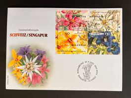 FDC Luxus 2001 Sondermarken Philswiss Spezialbrief (R377)