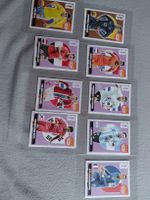 lot de 9 panini extra stickers 