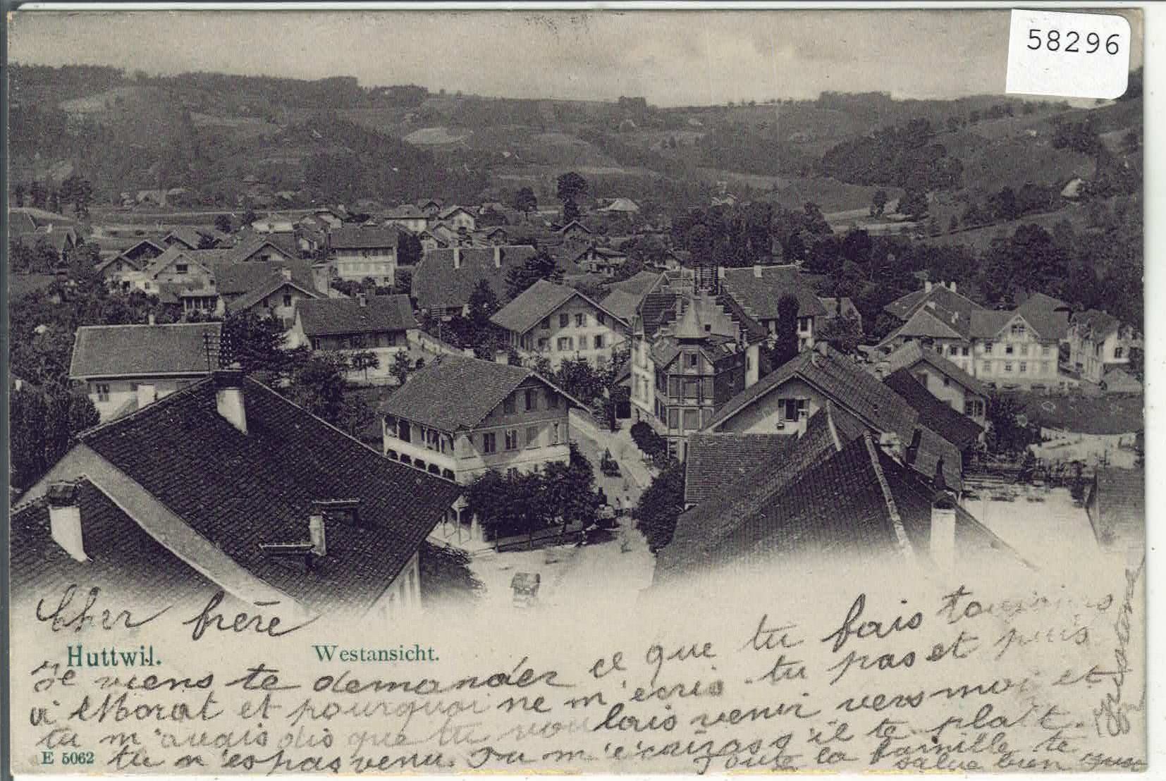 Cartoline postali: Huttwil - Westansicht – Usato da Ettingen venduto da Kartenplanet