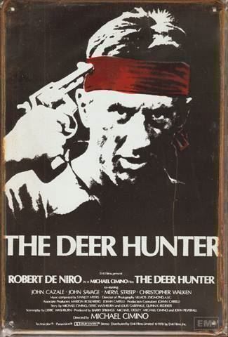 Insegne: Rusty Blechschild-THE DEER HUNTER – Nuovo e nell'imballaggio originale da Rupperswil venduto da big-one-sale
