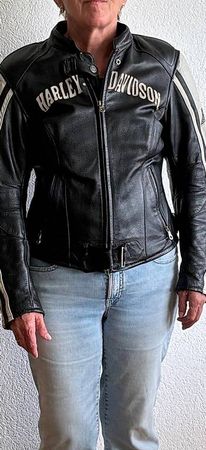 Harley Davidson Damen Leder Jacke Gr 38