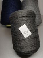 Zegna Baruffa Kaschmir 30% Merino 70% Baba 490g 3fäd. d.grau