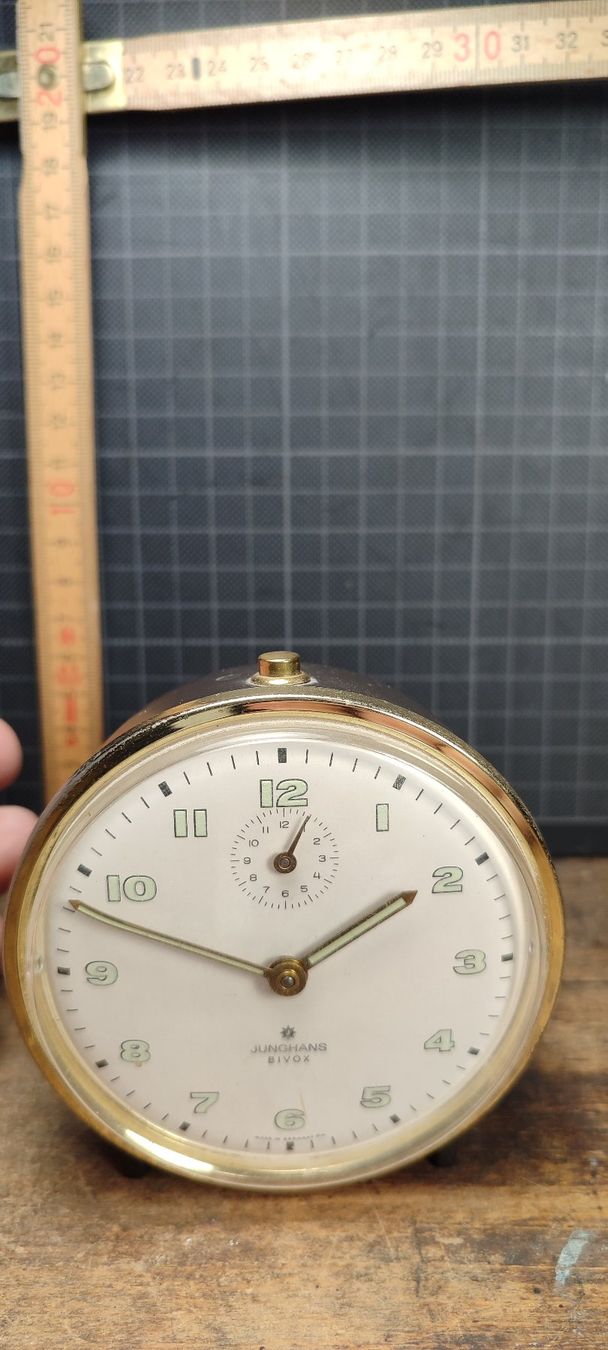 Junghans Sveglie: Wunderschöner alter Wecker Nr.171 Junghans Bivox – Usato da Gelterkinden venduto da MYSTOREFORYOU4460 7