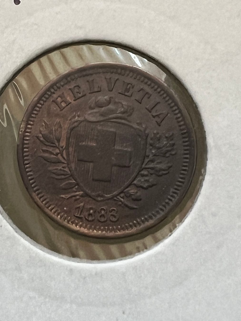 Alle Münzen: 1 Rp. 1883 – Gebraucht aus Schötz von Odpa