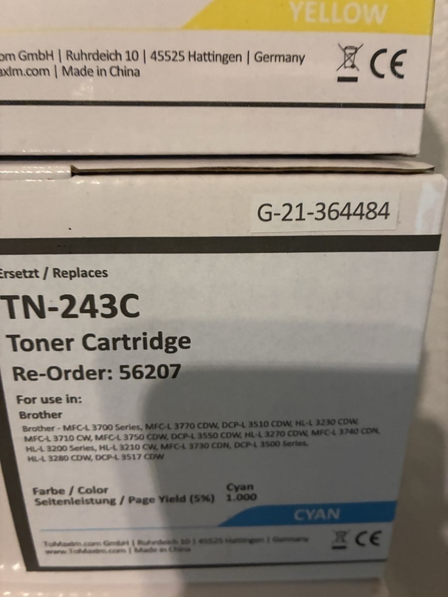 Brother Druckerpatronen & Toner: Toner patronen – Neu und originalverpackt aus Aarwangen von Dlt7 1