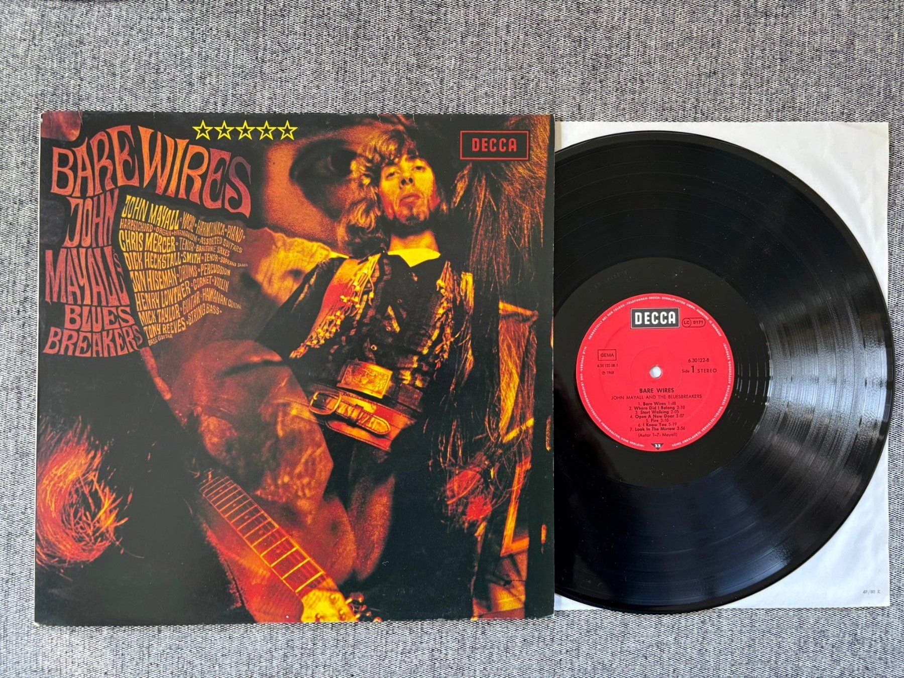 Vinyles: Mayall, John  - Bare Wires - DE - Decca – D'occasion à Zofingen par Bigron