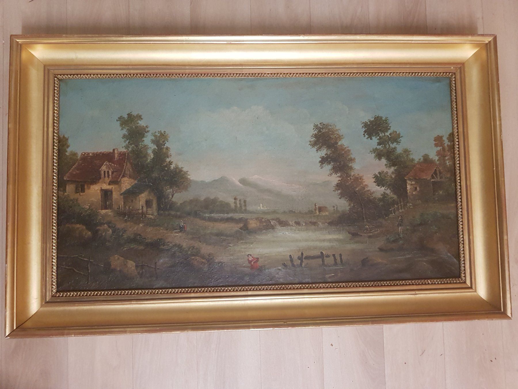 Dipinti: Romantische Flusslandschaft – Usato da Meikirch venduto da Bach24