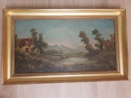 Romantische Flusslandschaft