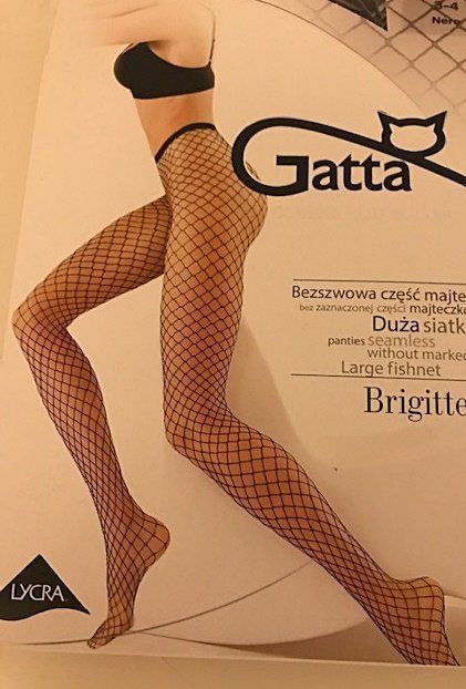 Calze & Collant: Netzstrumpfhose Grossmaschig – Nuovo e nell'imballaggio originale da St. Gallen venduto da Martunia