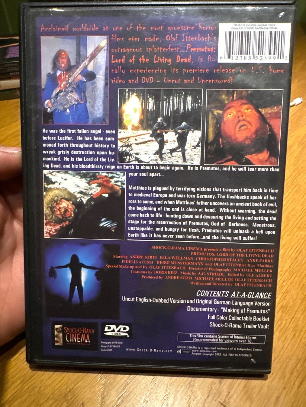Alle DVDs: Premutos, Olaf Ittenbach, DVD, deutsch – Gebraucht aus Benken ZH von Audi-erich 1