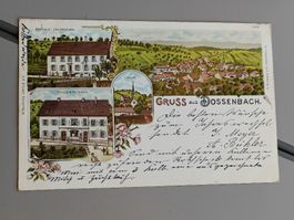 Litho PK / Gruss aus Dossenbach - Gelaufen 1912