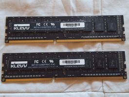 2x 4GB RAM Kit | Klevv DDR3 1600MHz