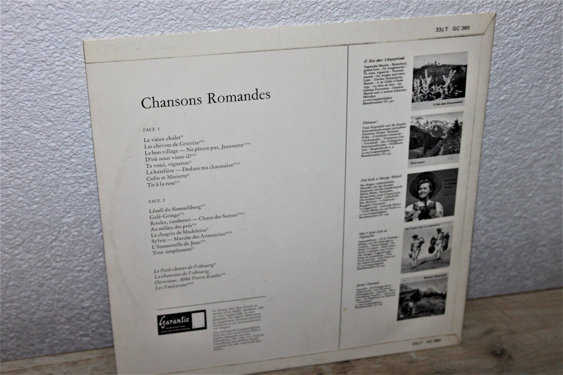 Dischi in vinile: LP / Chansons Romandes – Usato da Otelfingen venduto da Jupi07 4