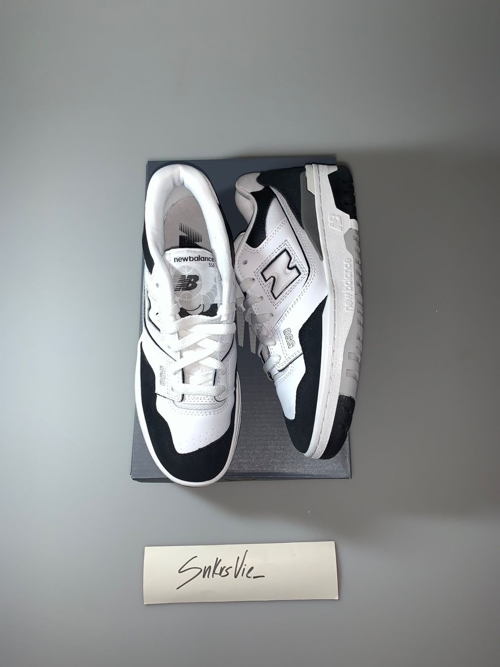 New Balance Scarpe da donna: New Balance 550 White Black Rain Cloud – Nuovo e nell'imballaggio originale da Thörishaus venduto da SnkrsVie 1