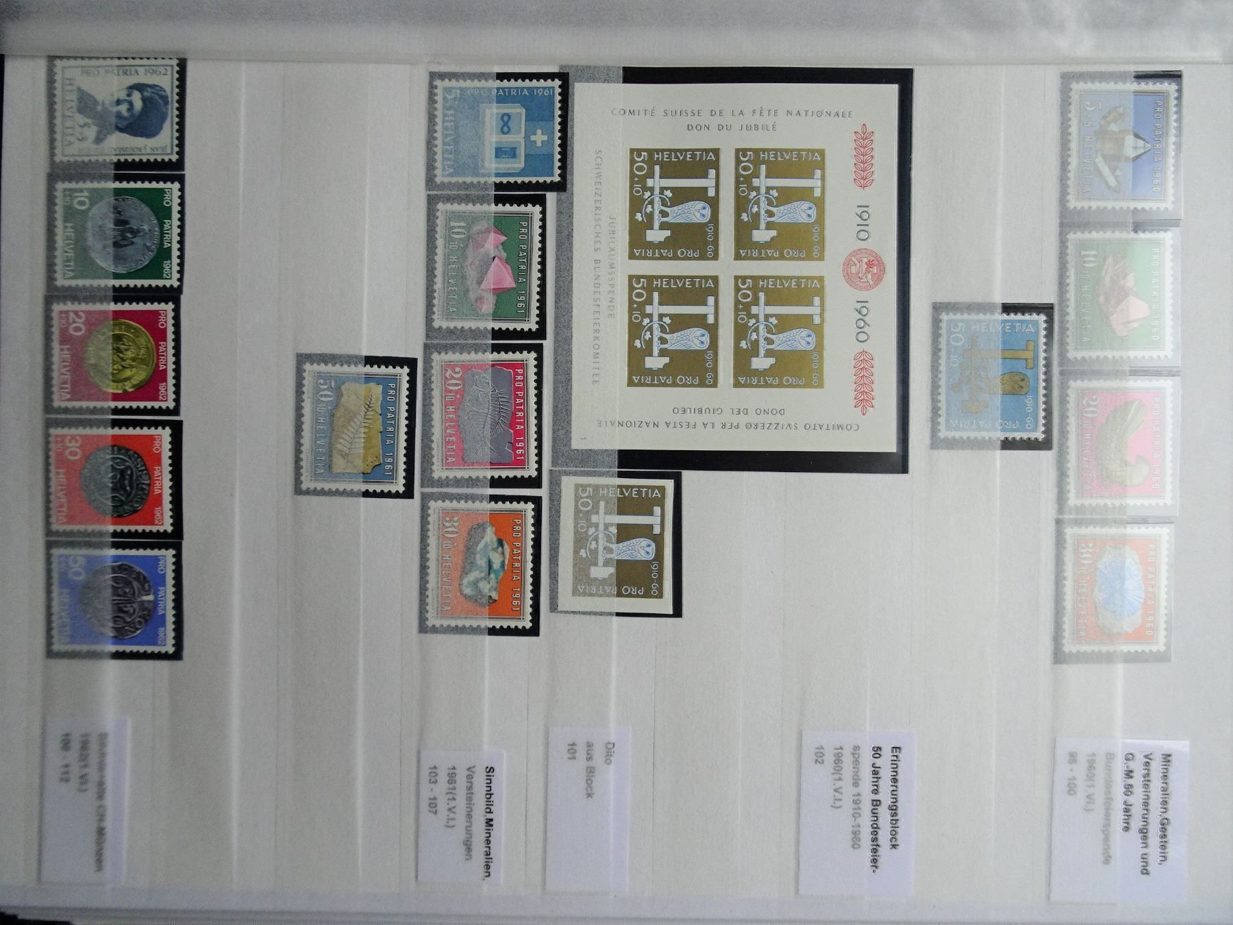 Tutti i francobolli: PP 1960**-1962** – Nuovo (secondo la descrizione) da Aadorf venduto da Chnorli-Furz