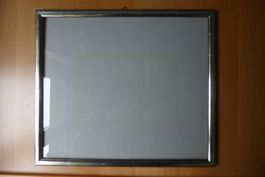 Antiker Bilderrahmen handvergoldet silber - 32 x 37 cm
