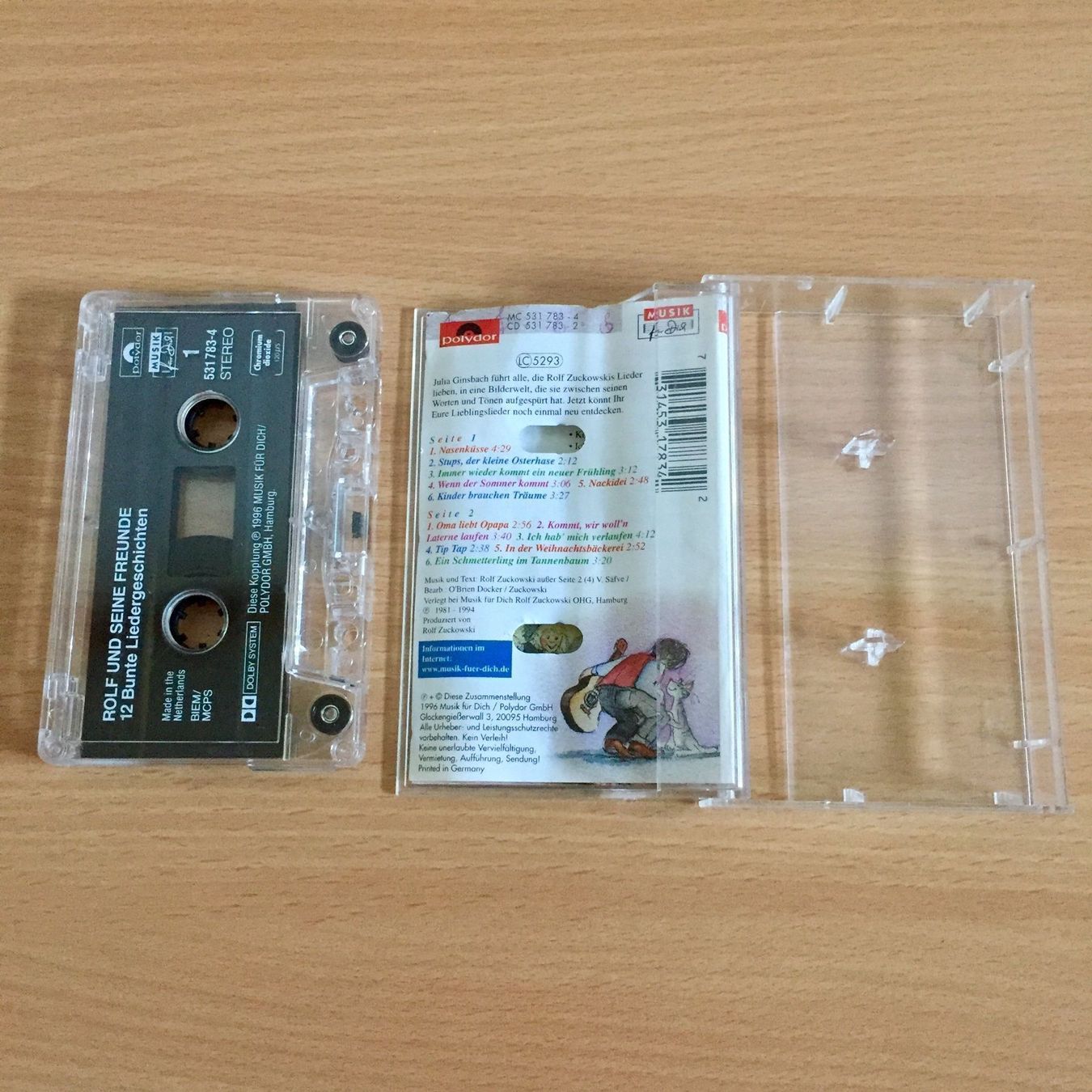 Musicassette: MC - Rolf und seine Freunde - 12 Bunte Liedergeschichten – Usato da Amlikon-Bissegg venduto da allerlei-versand 2
