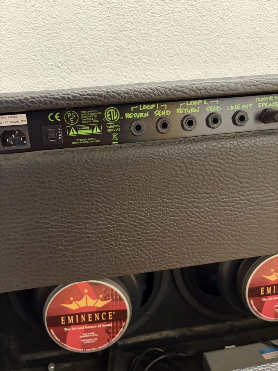 Amplificatori: Dime D100C 2x12 Combo Dimebag Darrell Pantera Randall RG100 – Usato da Oberbüren venduto da VanillaGorilla87 6