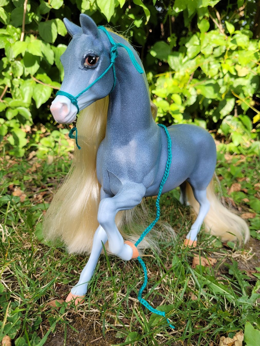 Spielzeuge: Barbie Pferd Hengst Silverking Repaint/Unikat – Gebraucht aus Niederbuchsiten von klengyel 5