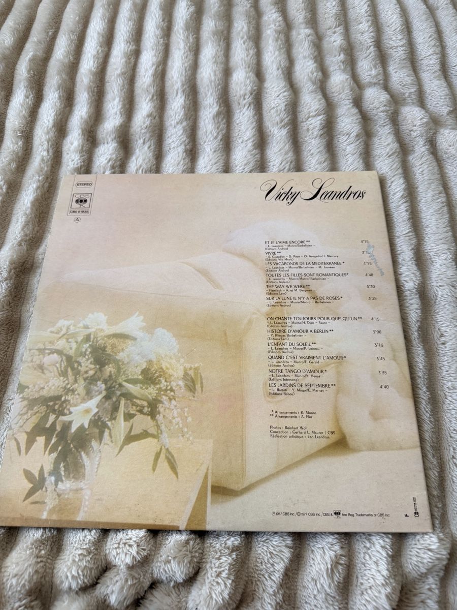 Dischi in vinile: Vicky Leandros – vinyle LP – Usato da Bussigny venduto da Serena2009 2