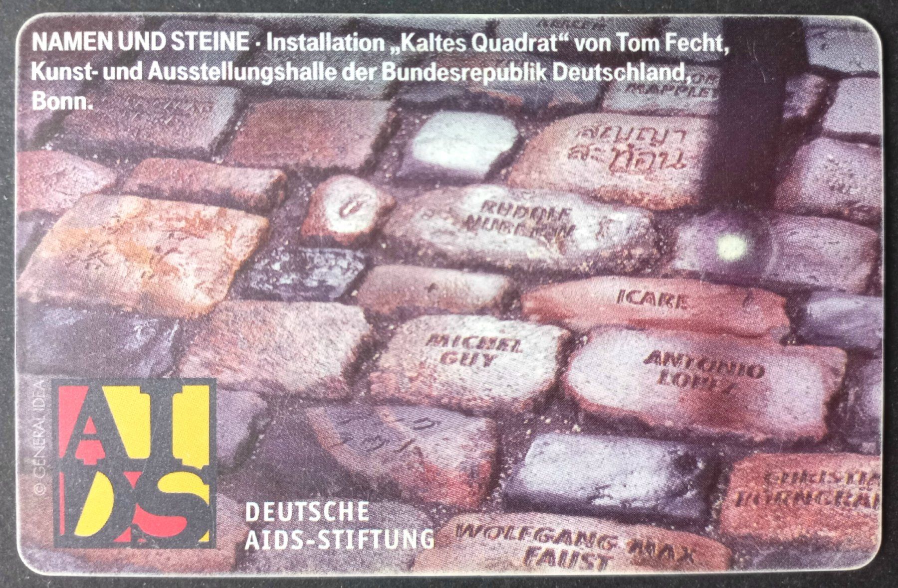Schede telefoniche: Taxcard - Deutsche-AIDS Stiftung - D – Usato da Niederuzwil venduto da lubimaja