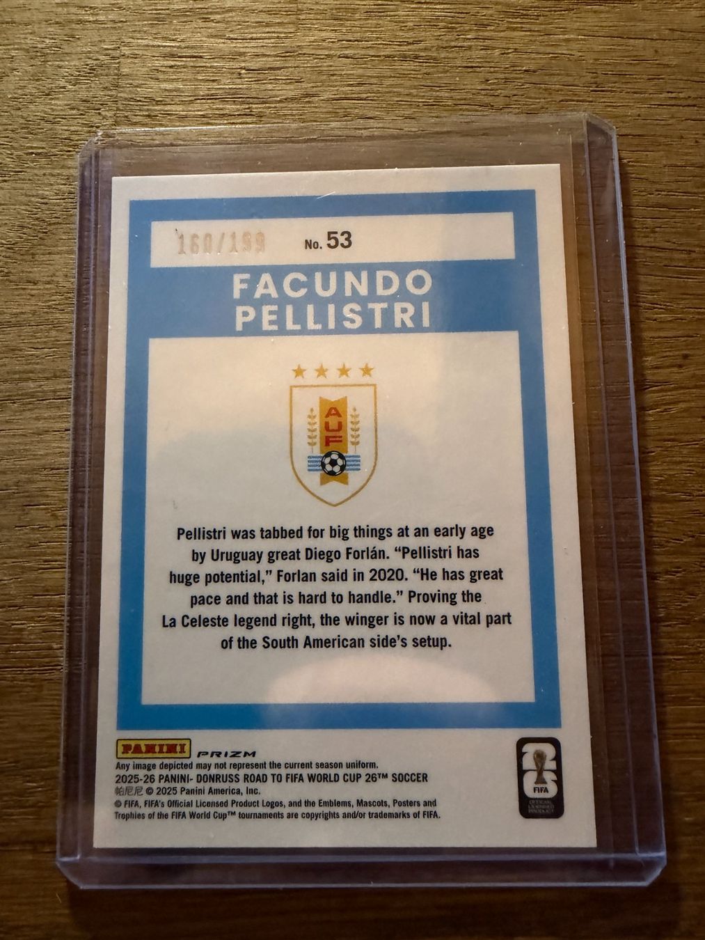 Panini Carte collezionabili: Facundo Pellistri 2025-26 Optic Red Prizm /199 – Nuovo (secondo la descrizione) da Goldach venduto da pipinio 1