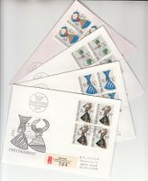 LBK 400 - 403 im 4er-Block FDC