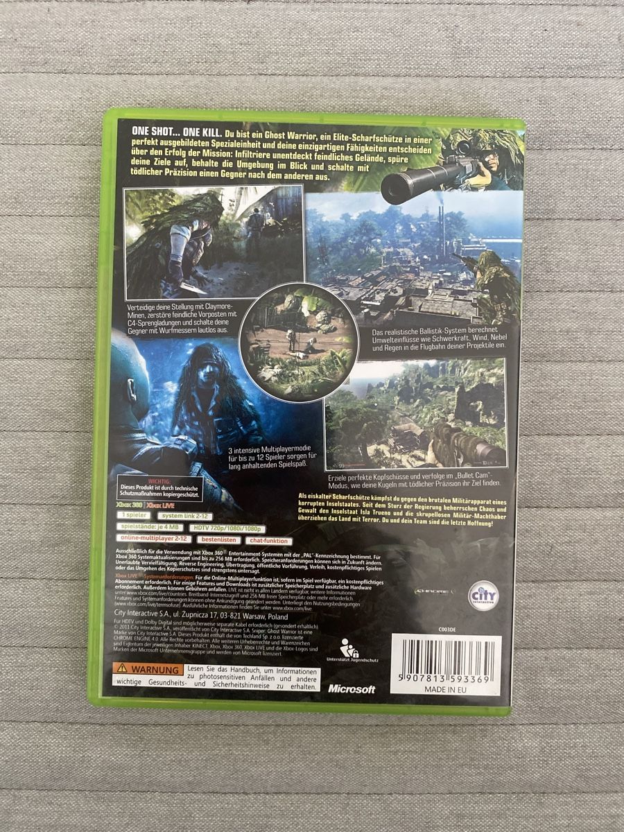 Microsoft Giochi: Sniper Ghost Warrior für Xbox 360 – Usato da Thunstetten venduto da Virus_33 2