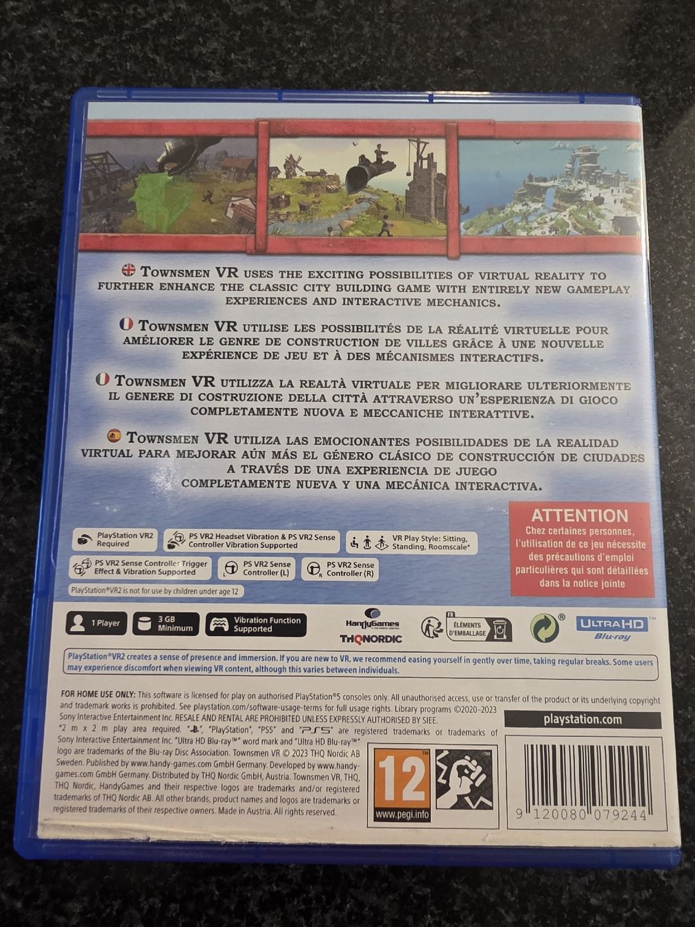 Jeux: Townsmen VR PS5 – D'occasion à Chavornay par Crash37 1
