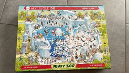 Puzzle Heye Funky Zoo 1000 Teile gebraucht