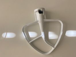 Feuille / Batteur plat KitchenAid – émaillé blanc – original