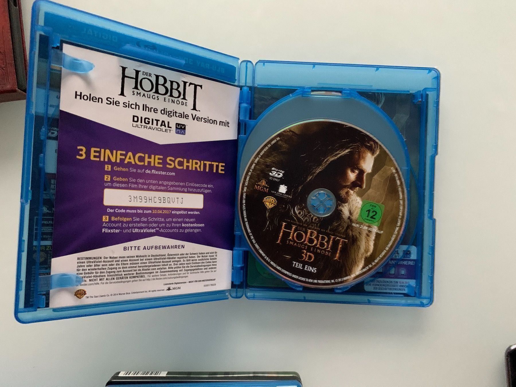 Tutti i DVDs: blu Ray 3D der hobbit – Usato da Goldach venduto da ztp 1