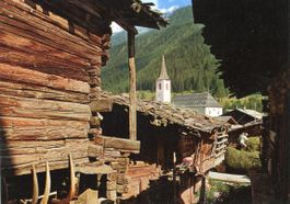 Kippel  VS  im Lötschental  -  Dorfpartie