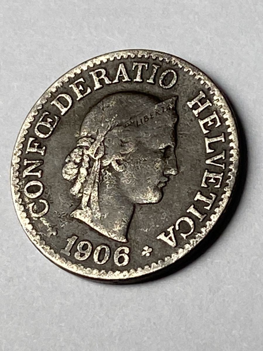 Alle Münzen: CHF 0.10 - 1906 – Gebraucht aus Payerne von Mike1682