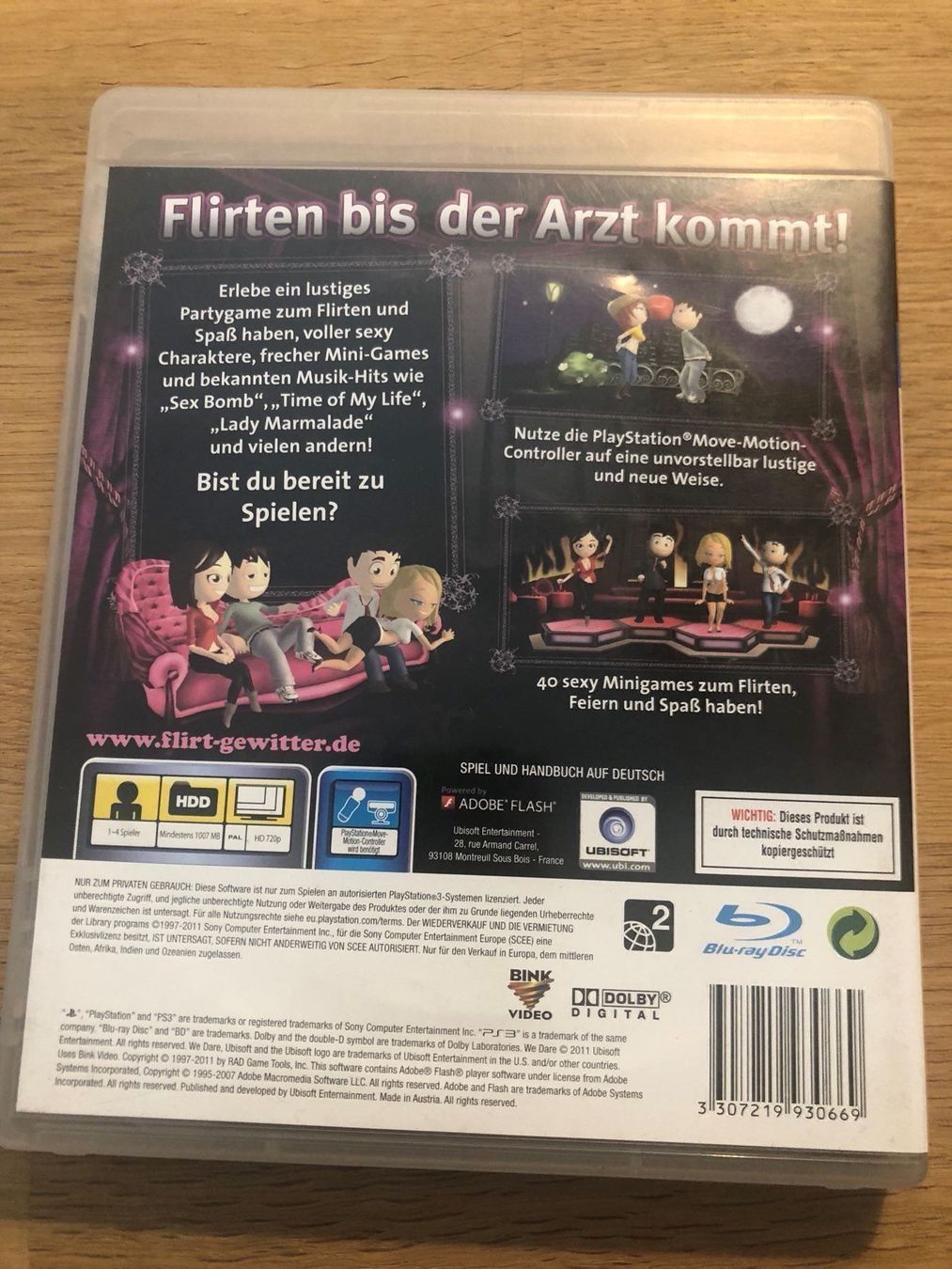 Sony Spiele: Flirt Gewitter für Ps3 – Gebraucht aus Kestenholz von Inna09 1