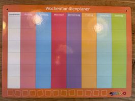 JAKO-O Wochenfamilienplaner magnetisch, viele Magnete dabei