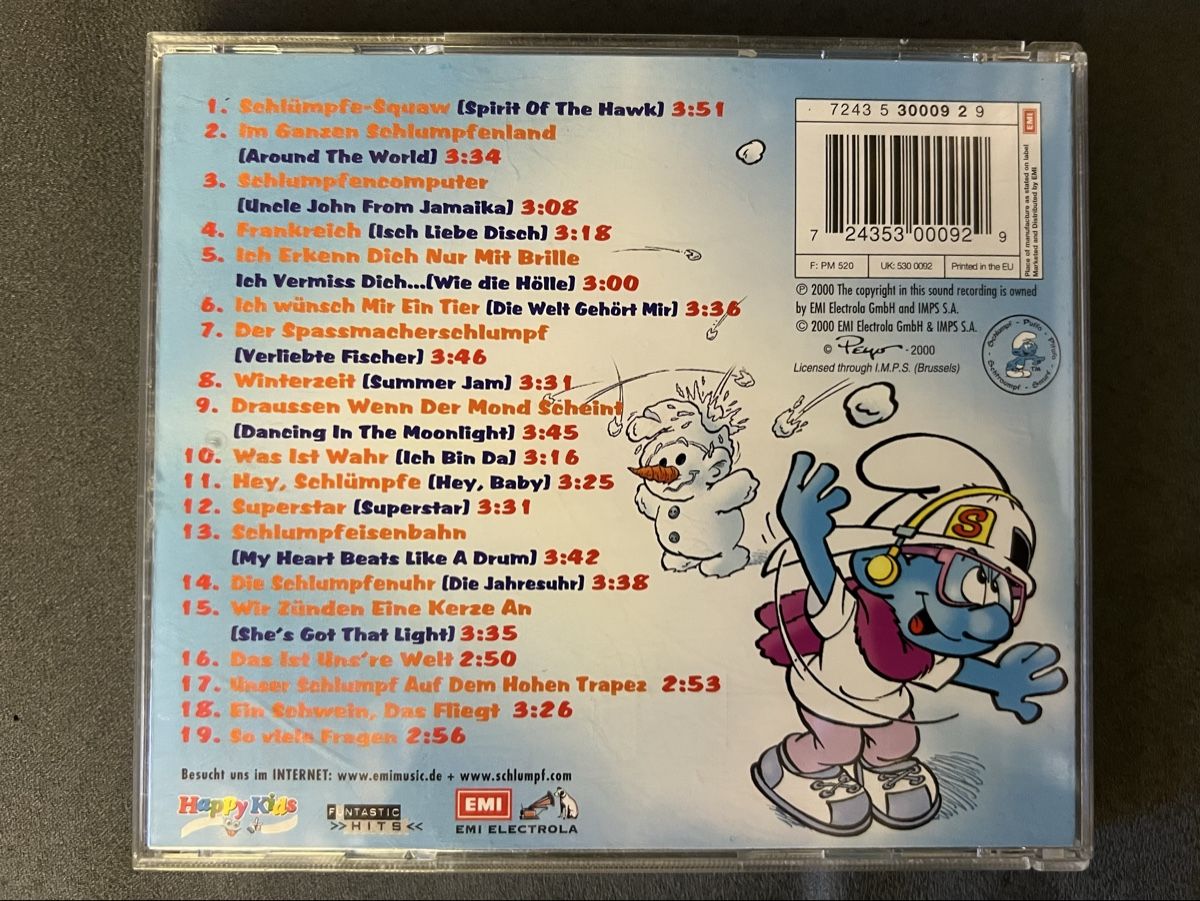 CD: CD Die Schlümpfe Vol. 12 Eiskalt Erwischt! – Usato da Zürich venduto da rigani 1