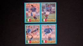 Vallardi Top Micro Cards 1989-90 - Lot 4 cartes - Rare