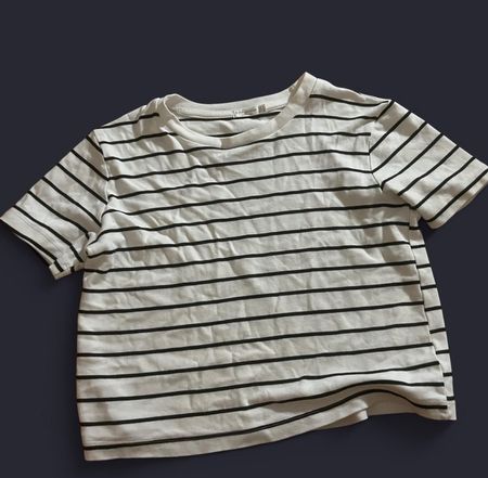 Stradivarius T-Shirt striped size M good condition