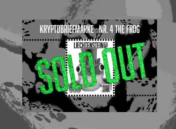 Alle Briefmarken: CRYPTO BRIEFMARKE NR4 FROG VIOLETTE ZYLINDER – Neu und originalverpackt aus Baar von CryptoShop 2