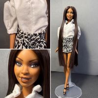 OOAK Barbie Unikat – handbemalt, neue Haare 