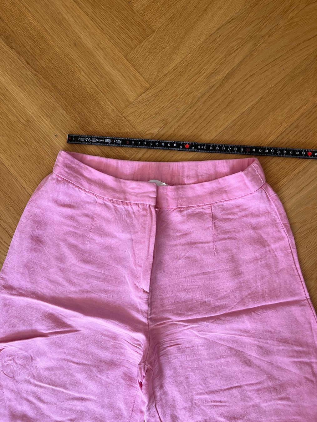 Pantaloni: Rosa Leinenhose Damen Gr. 38 – Usato da Zürich venduto da bretxo 2