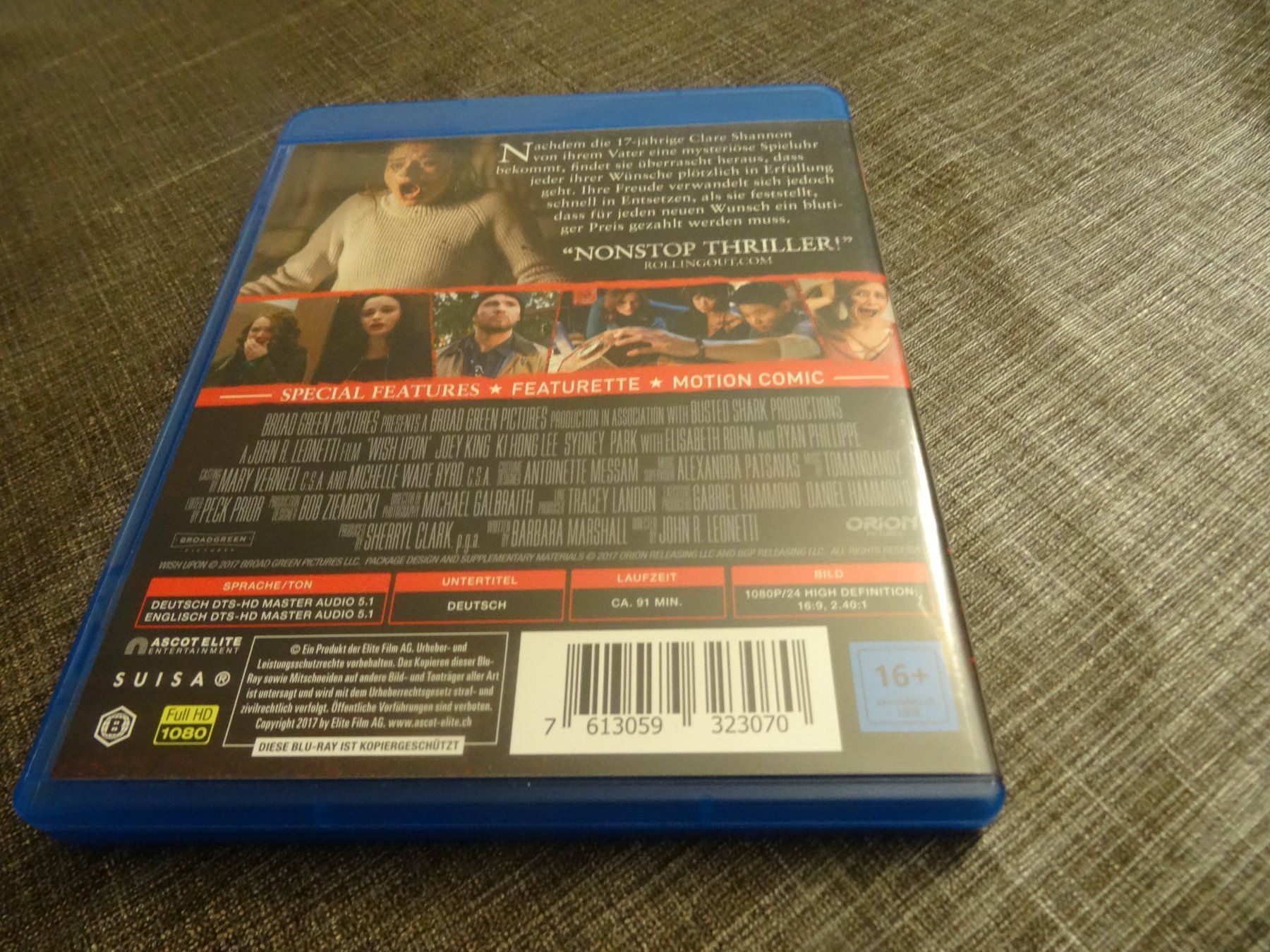 Tutti i DVDs: Wish Upon BLU-RAY – Usato da Olten venduto da Disc-Verkauf 2