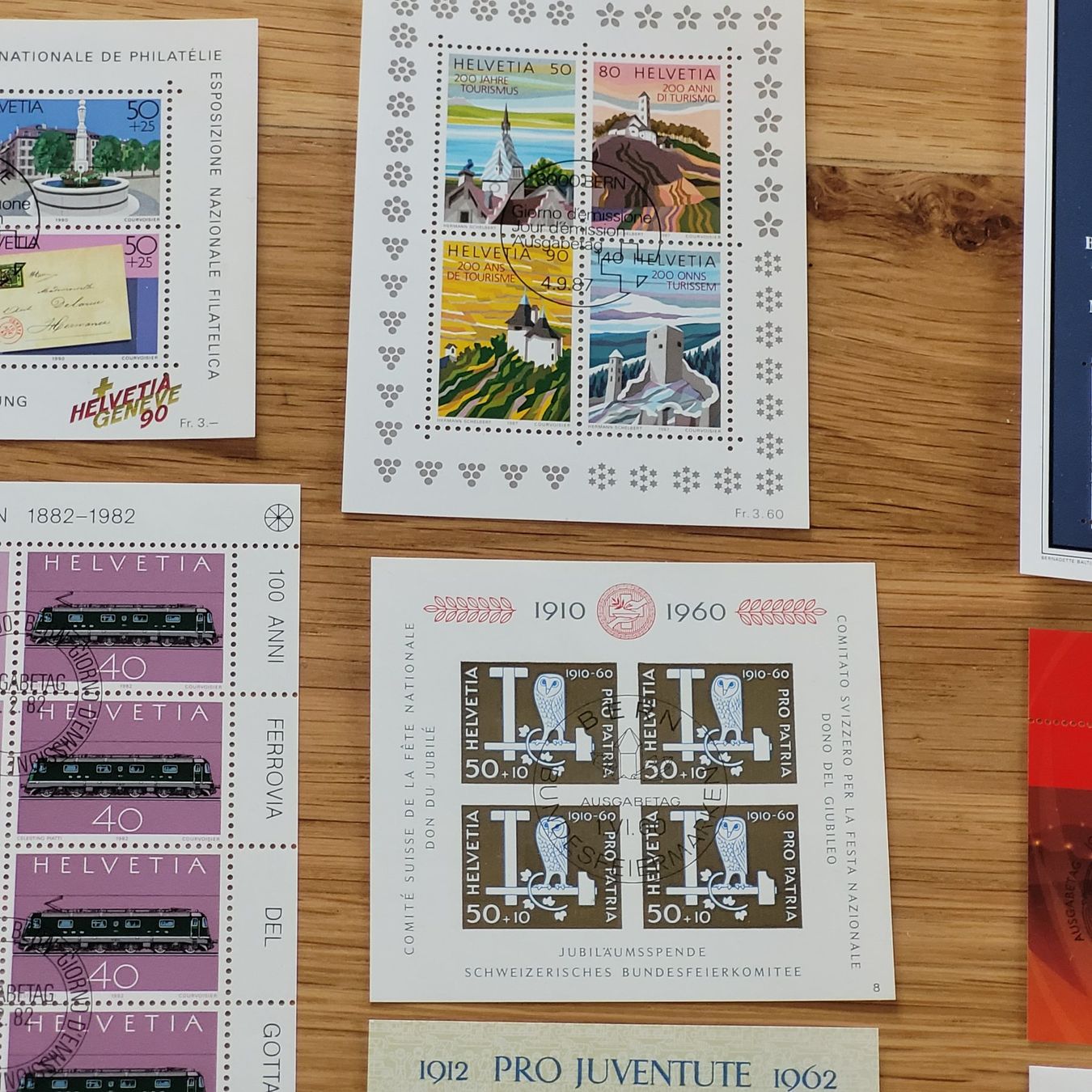 Tutti i francobolli: Lot Blocks-feuillet – Usato da Biel/Bienne venduto da Destockweb 2