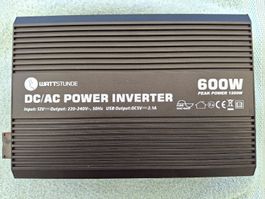 WATTSTUNDE Wechselrichter 600W DC/AC neuwertig