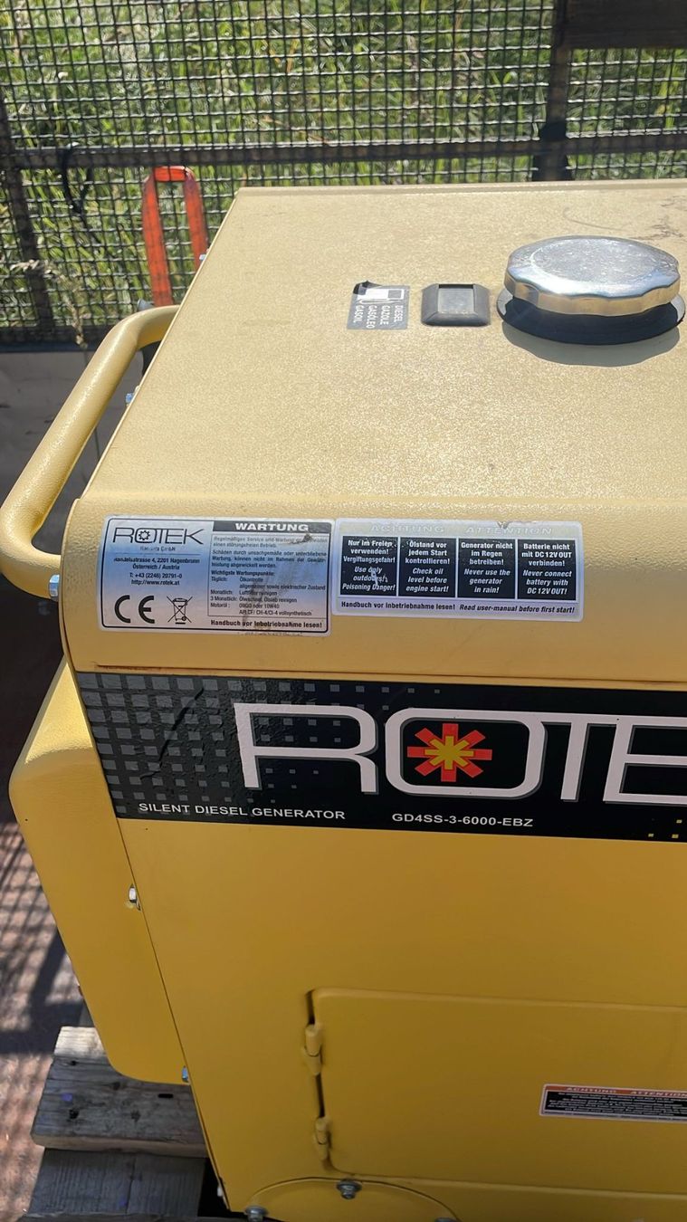 Stromgeneratoren: Rotek Diesel Notstromaggregat – Gebraucht aus Pratval von ventil5 1
