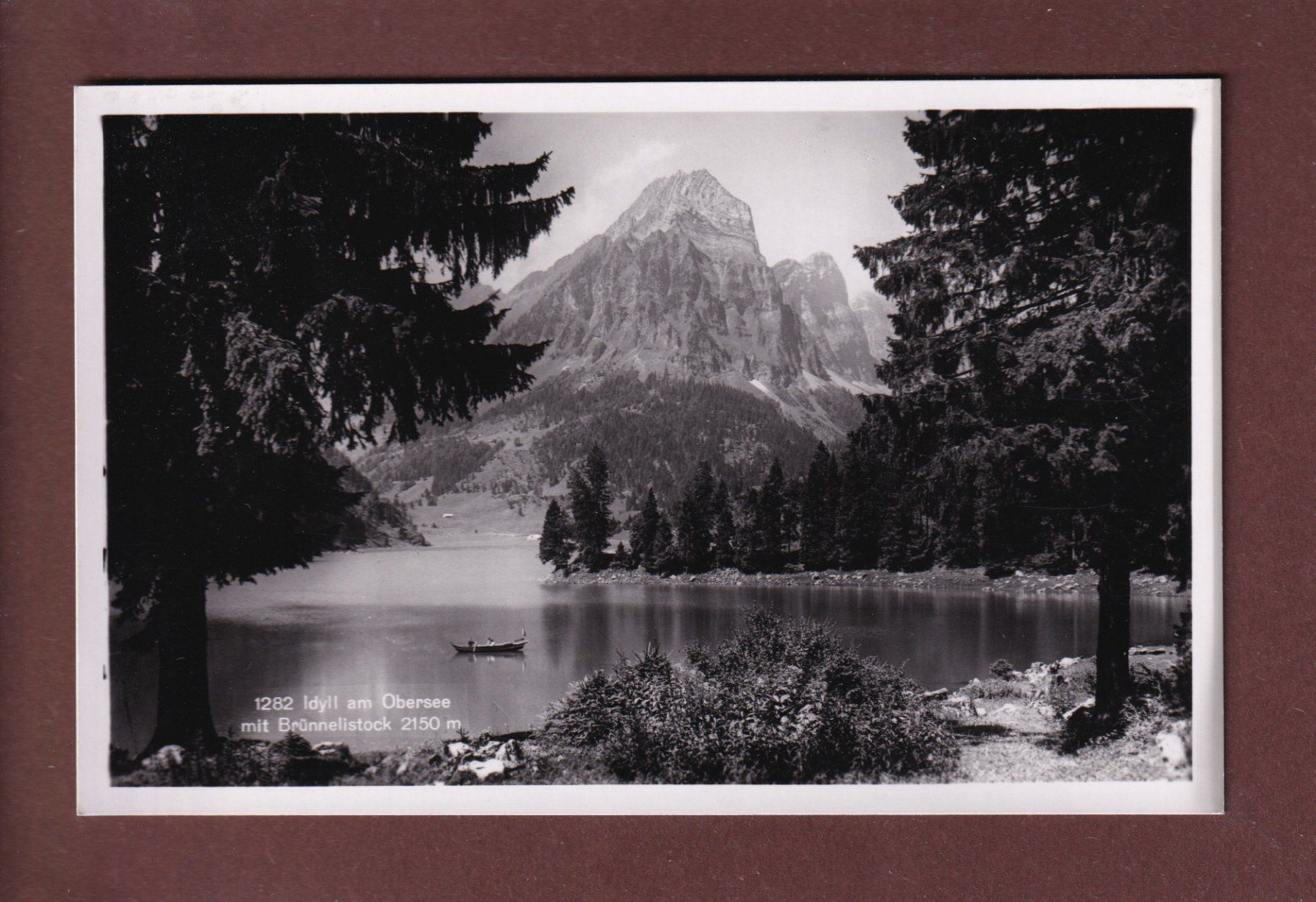 Cartoline postali: Idyll am OBERSEE - Brünnelistock – Usato da Pully venduto da nicecards