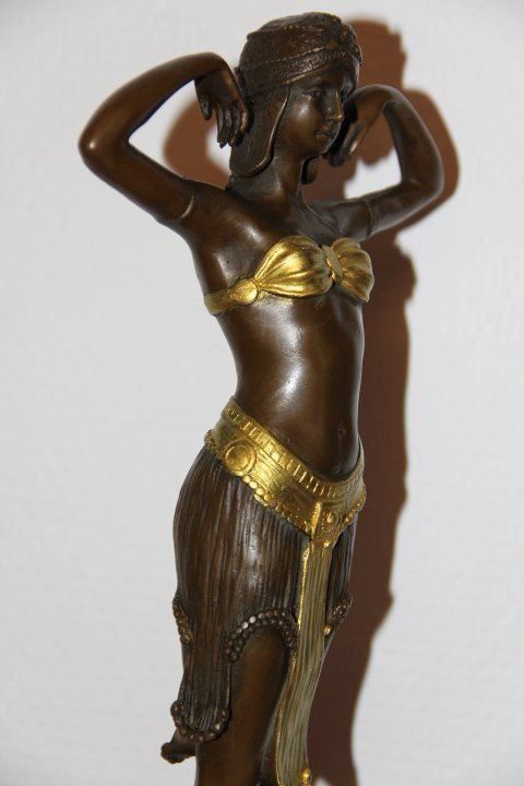 Sculture & Statue: Sculpture en bronze sur socle marbre . – Usato da Praz (Vully) venduto da pikuluka1 1
