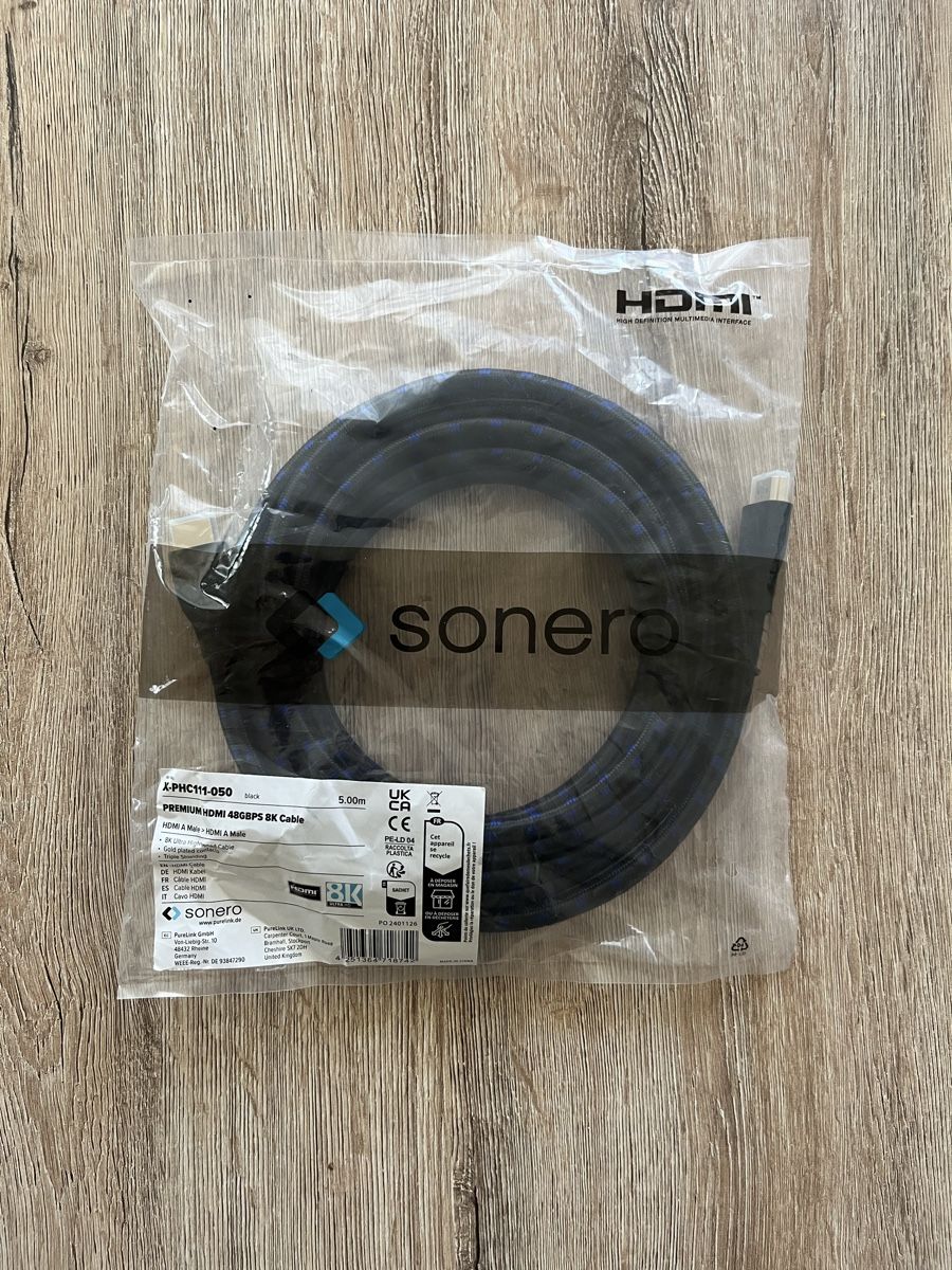 Cavi: HDMI Kabel 5 Meter 8k – Nuovo e nell'imballaggio originale da Frauenfeld venduto da dj2017