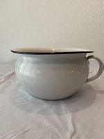 Nachttopf aus Emaille, Vintage
